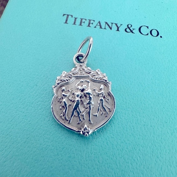 RARE Tiffany & Co Olympian LOVE charm sterling silver RETIRED collector's item - Picture 2 of 9